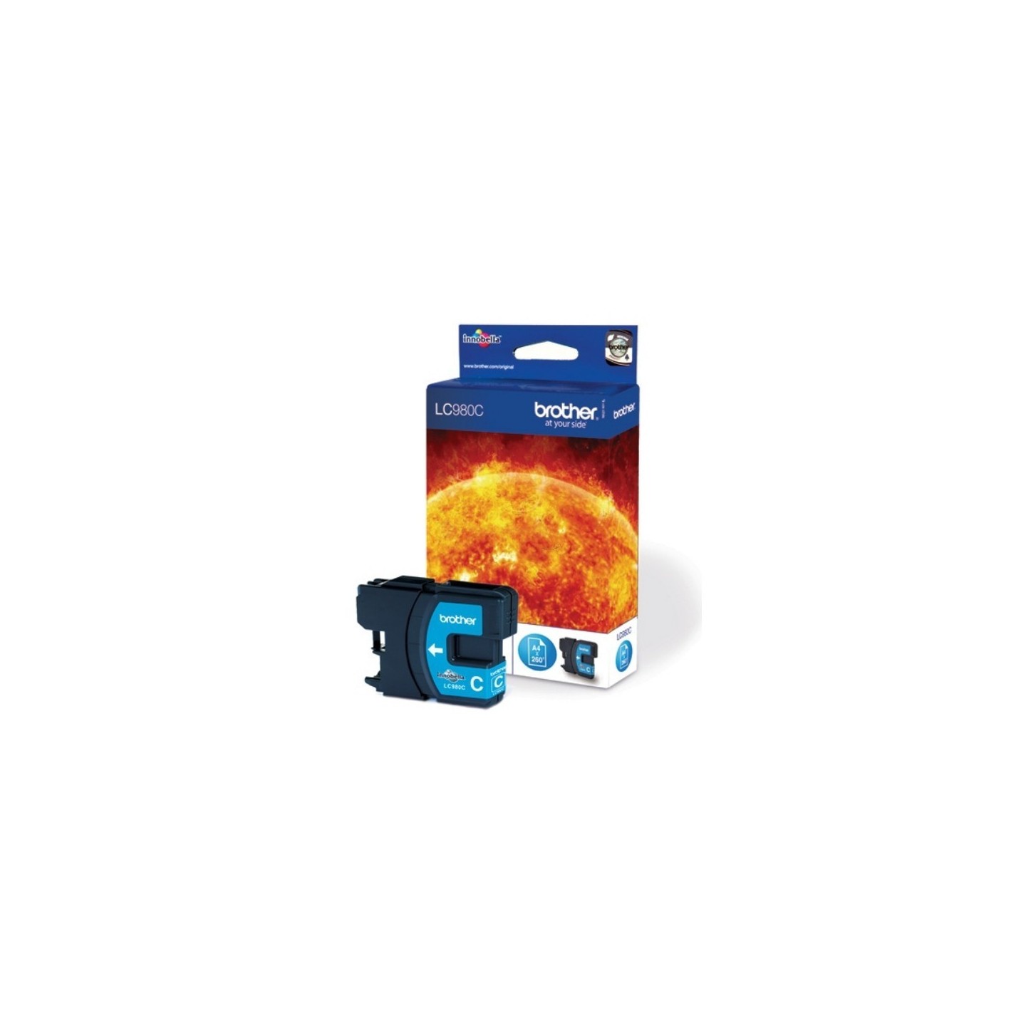 Cartouche d'encre cyan Brother pour DCP 145C / DCP165C, Toner Express : achat en ligne de Cartouche d'encre cyan Brother pour DC