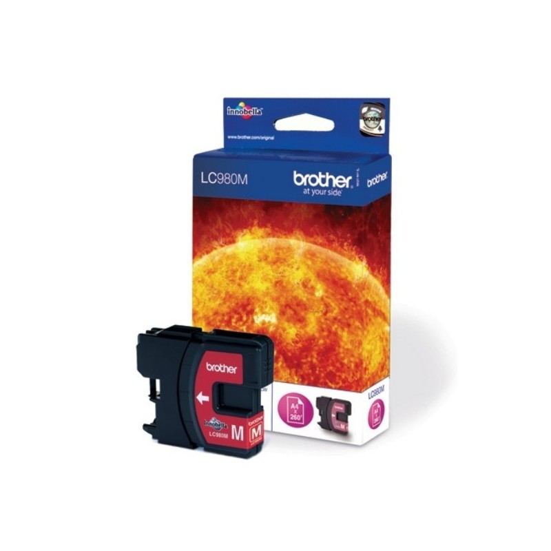 Cartouche d'encre magenta Brother pour DCP 145C / DCP165C, Toner Express : achat en ligne de Cartouche d'encre magenta Brother p