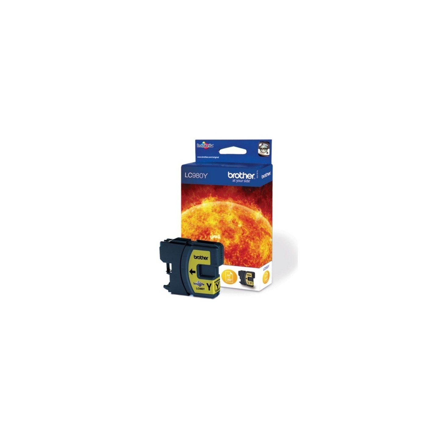 Cartouche d'encre jaune Brother pour DCP 145C / DCP165C, Toner Express : achat en ligne de Cartouche d'encre jaune Brother pour 