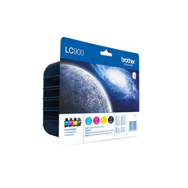 Pack 4 Cartouches (C, M, J, N) Brother pour MFC 3240 / 210 / DCP 110 / FAX 1835..., Toner Express : achat en ligne de Pack 4 Car