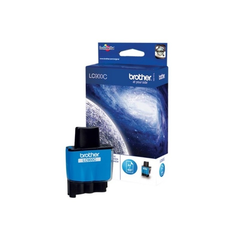 Cartouche d'encre Brother LC900C Cyan, Toner Express : achat en ligne de Cartouche d'encre Brother LC900C Cyan pour imprimante
