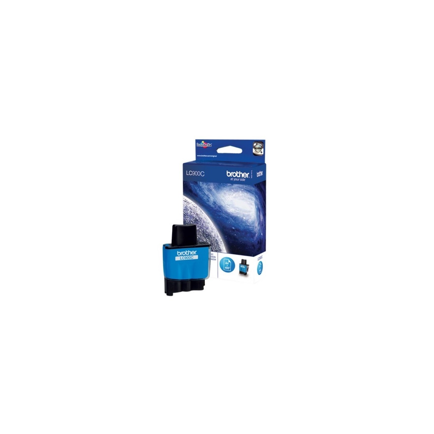 Cartouche d'encre Brother LC900C Cyan, Toner Express : achat en ligne de Cartouche d'encre Brother LC900C Cyan pour imprimante