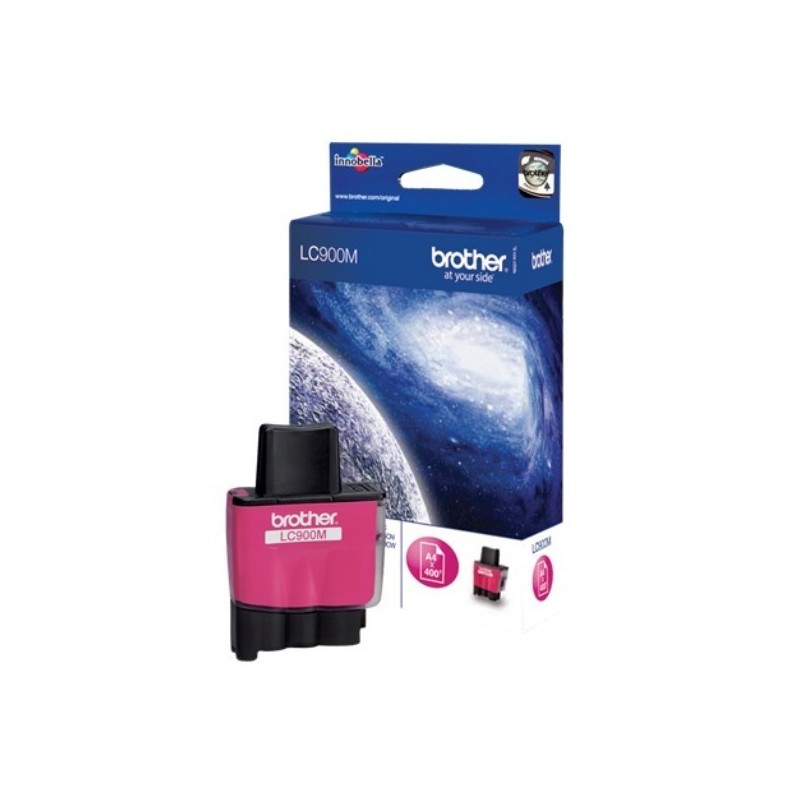 Cartouche d'encre Brother LC900M Magenta, Toner Express : achat en ligne de Cartouche d'encre Brother LC900M Magenta pour imprim