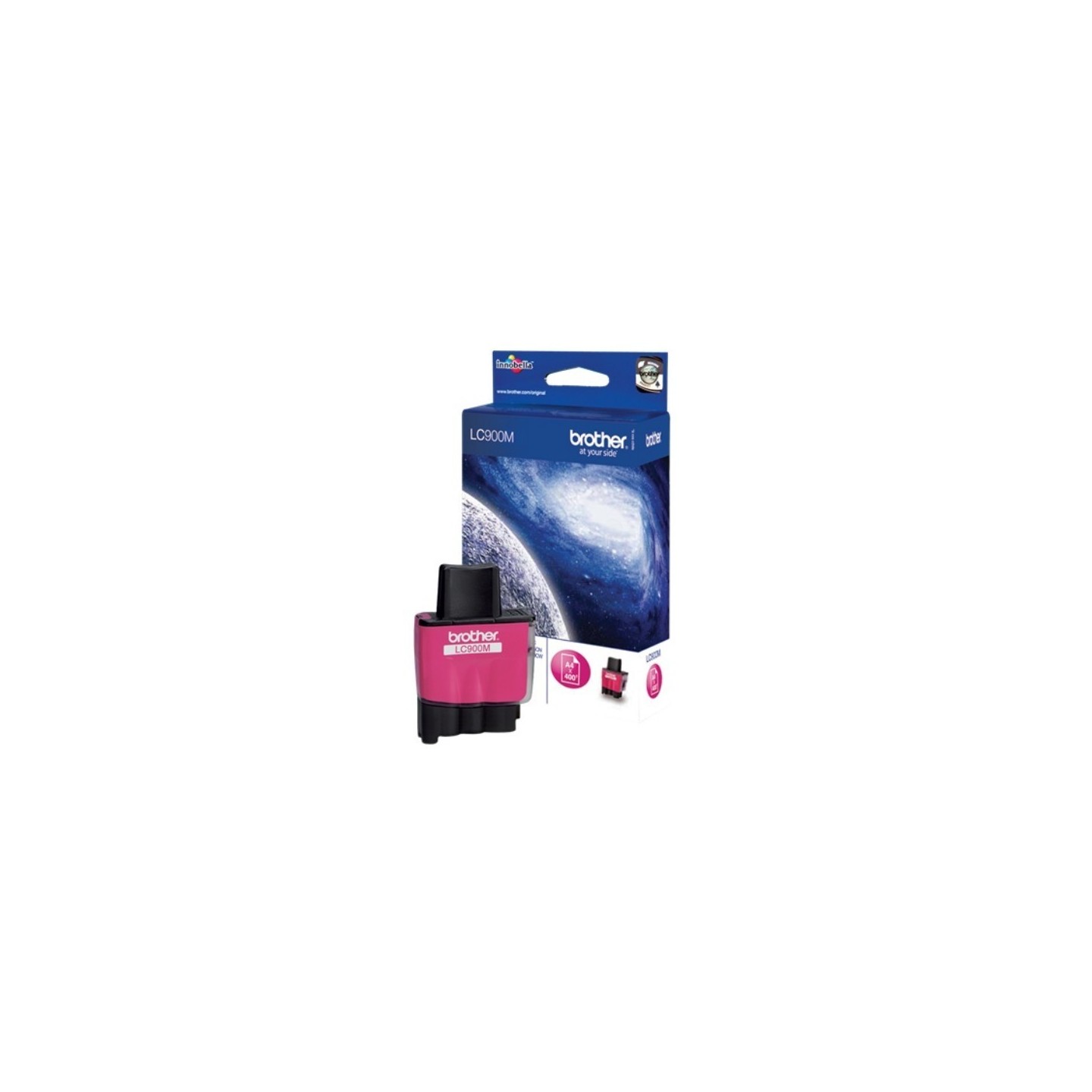 Cartouche d'encre Brother LC900M Magenta, Toner Express : achat en ligne de Cartouche d'encre Brother LC900M Magenta pour imprim