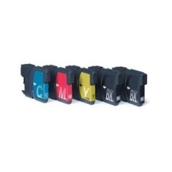 Pack de 5 cartouches génériques pour Brother MFC-6490CW / DCP-6690CW / ..., Toner Express : achat en ligne de Pack de 5 cartouch