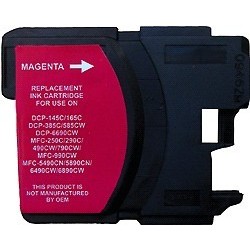 Cartouche magenta générique pour Brother MFC-6490CW / DCP-6690CW / ..., Toner Express : achat en ligne de Cartouc