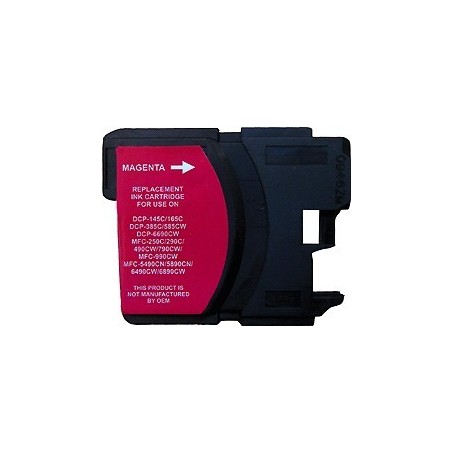 Cartouche magenta générique pour Brother MFC-6490CW / DCP-6690CW / ..., Toner Express : achat en ligne de Cartouc
