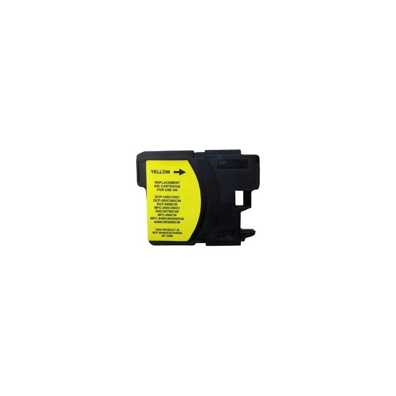 Cartouche jaune générique pour Brother MFC-6490CW / DCP-6690CW / ..., Toner Express : achat en ligne de Cartouche