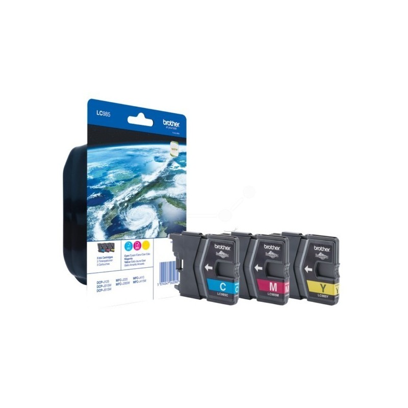 Pack de cartouches d’encre : Cyan / Magenta / Jaune