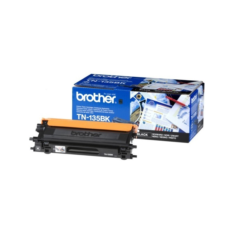 Toner noir haute capacité Brother pour MFC9440 / DCP9040 / HL4040... (TN-135BK), Toner Express : achat en ligne de Toner noir ha