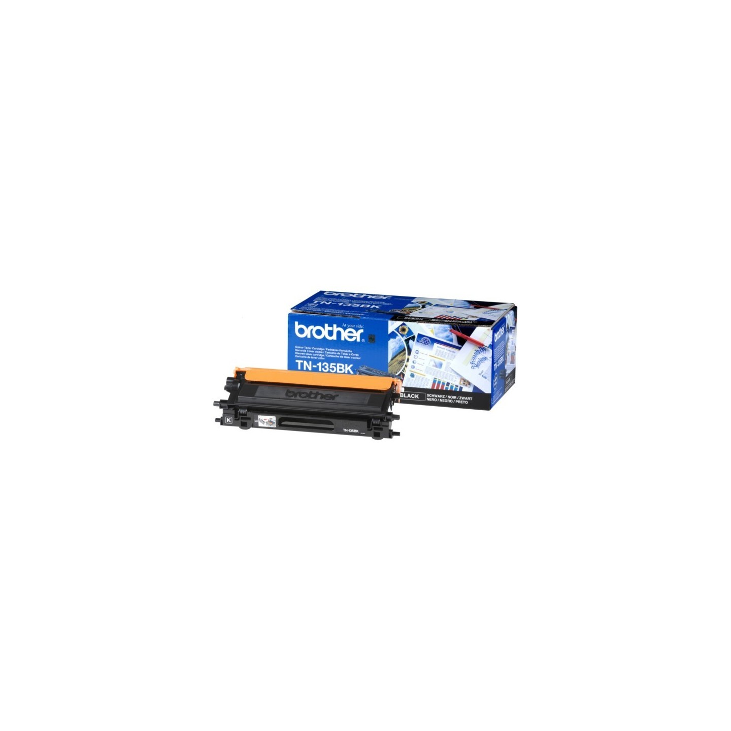Toner noir haute capacité Brother pour MFC9440 / DCP9040 / HL4040... (TN-135BK), Toner Express : achat en ligne de Toner noir ha