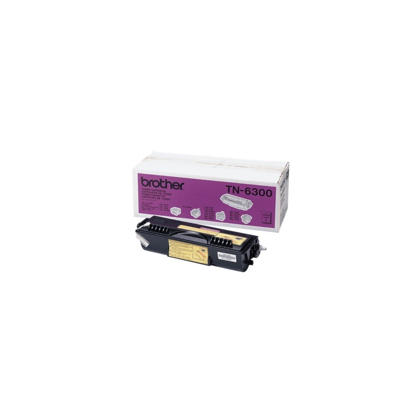Toner Noir BROTHER TN6300, Toner Express : achat en ligne de Toner Noir BROTHER TN6300 pour imprimante
