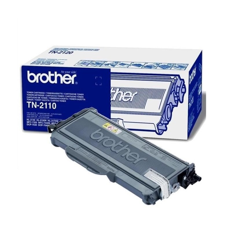 Toner Noir Brother pour HL 2140 / 2150N / 2170W (TN2110), Toner Express : achat en ligne de Toner Noir Brother pour HL 2140 / 21