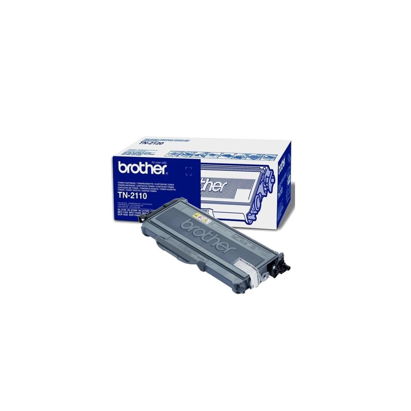 Toner Noir Brother pour HL 2140 / 2150N / 2170W (TN2110), Toner Express : achat en ligne de Toner Noir Brother pour HL 2140 / 21