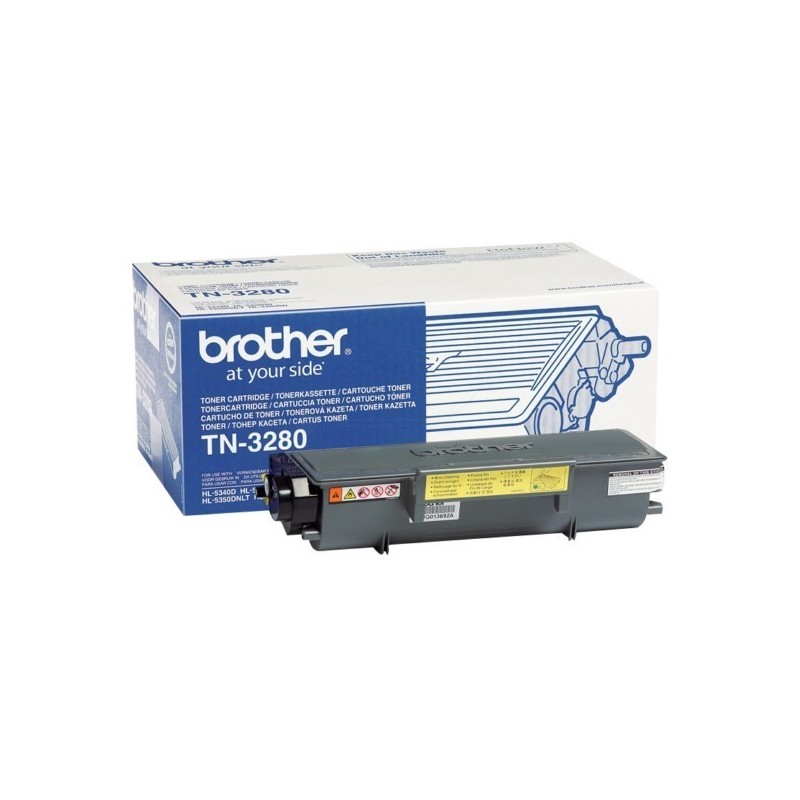 Toner Brother haute capacité pour HL 5340D / 5350DN / 5350DNLT / 5380DN (TN3280), Toner Express : achat en ligne de Toner Brothe