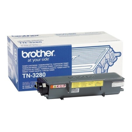 Toner Brother haute capacité pour HL 5340D / 5350DN / 5350DNLT / 5380DN (TN3280), Toner Express : achat en ligne de Toner Brothe