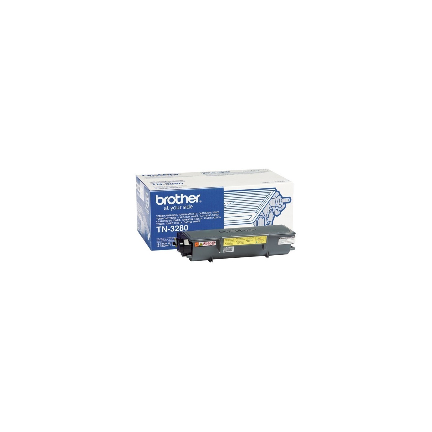 Toner Brother haute capacité pour HL 5340D / 5350DN / 5350DNLT / 5380DN (TN3280), Toner Express : achat en ligne de Toner Brothe
