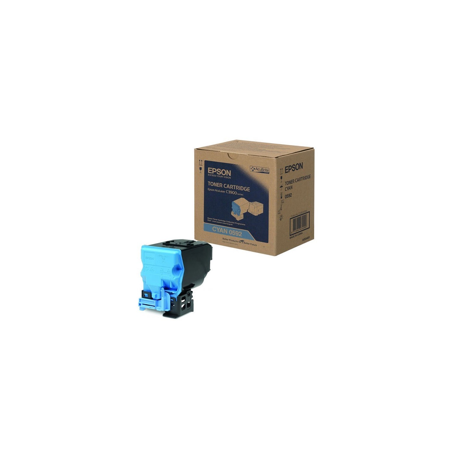 Toner cyan Epson pour aculaser C3900/CX37DTN/CX37DN..., Toner Express : achat en ligne de Toner cyan Epson pour aculaser C3900/C