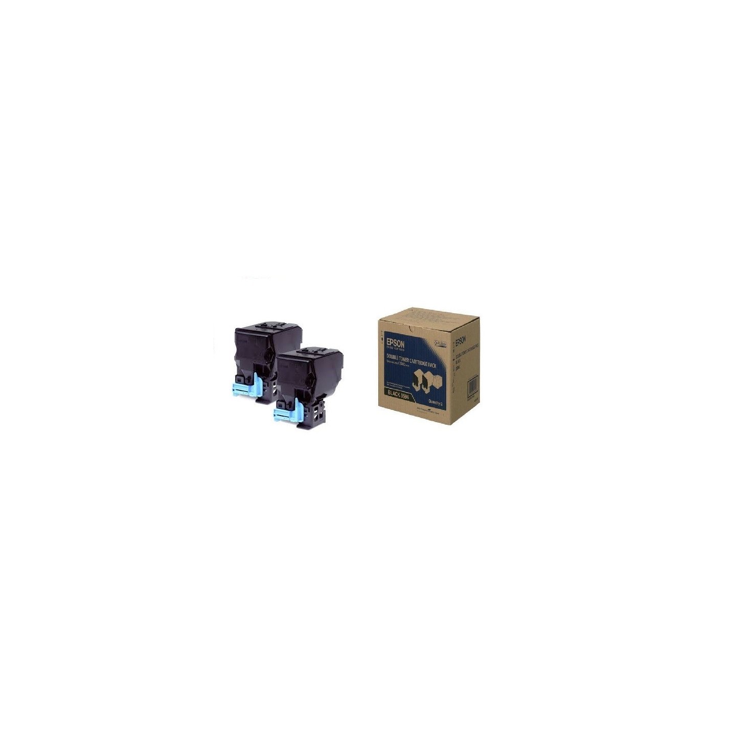 Pack de 2 Toners noirs Epson pour aculaser C3900/CX37DTN/CX37DN..., Toner Express : achat en ligne de Pack de 2 Toners noirs Eps
