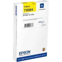 Cartouche Jaune XL Epson  Haute Capacité pour WorkForce pro WF 6590 / WF 6090 (T9084)