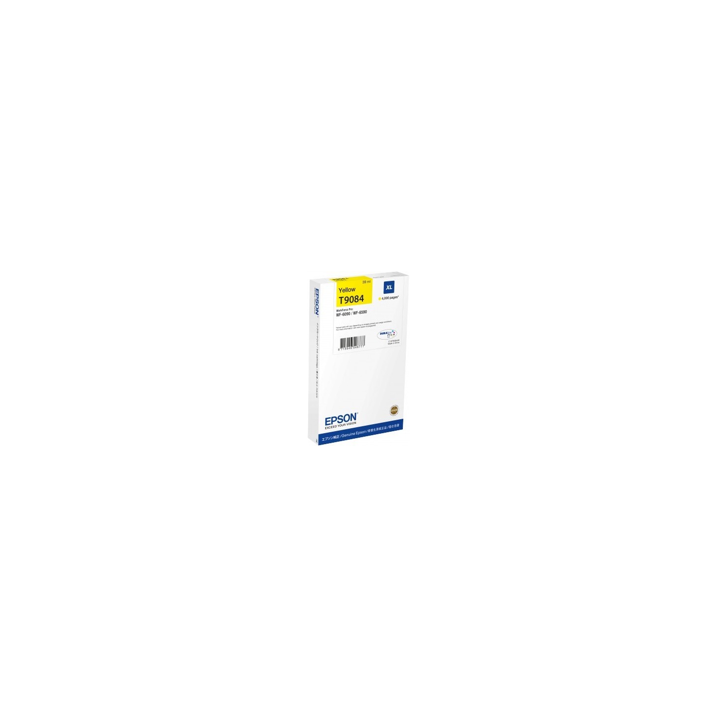 Cartouche Jaune XL Epson  Haute Capacité pour WorkForce pro WF 6590 / WF 6090 (T9084)