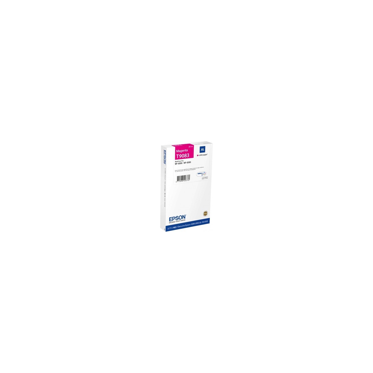 Cartouche Magenta XL Epson  Haute Capacité pour WorkForce pro WF 6590 / WF 6090 (T9083)