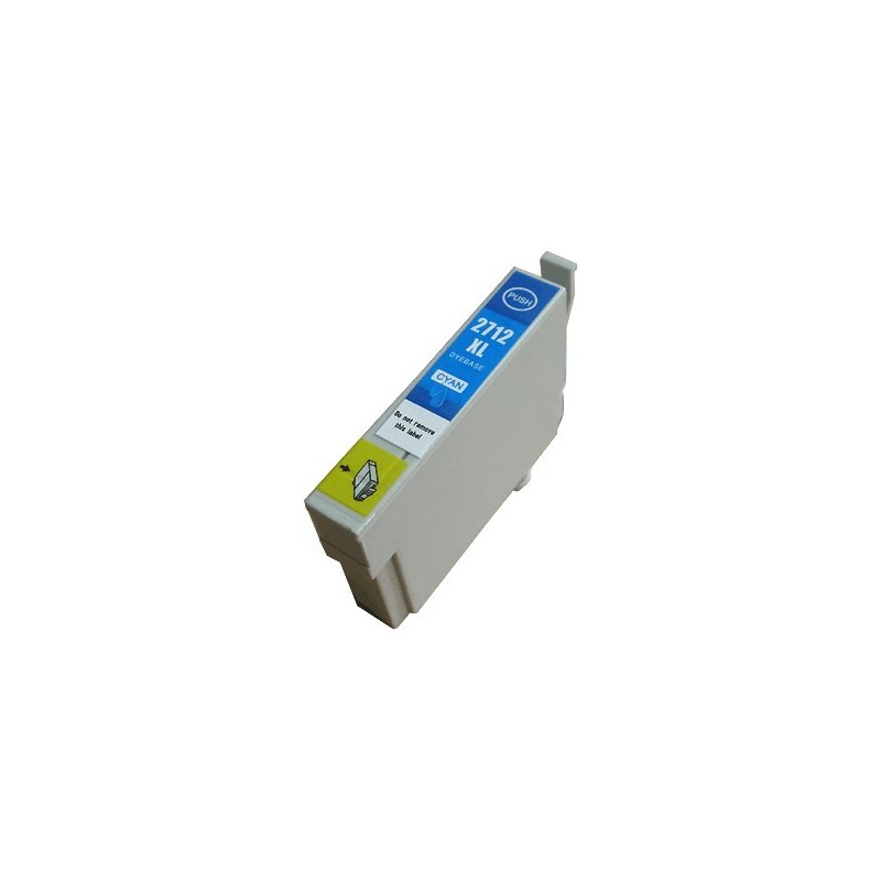 Cartouche d'encre cyan XL générique pour Epson WorkForce WorkForce 3620/ 3640/7620DTWF .. (n°27XL) (réveil)