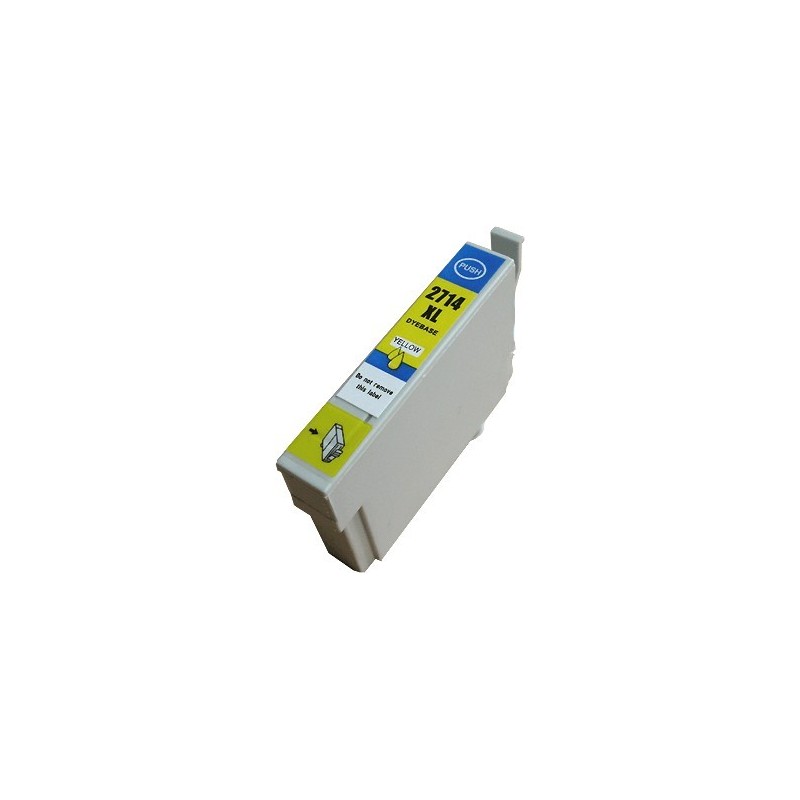 Cartouche d'encre jaune XL générique pour Epson WorkForce WorkForce 3620/ 3640/7620DTWF .. (n°27XL) (réveil)