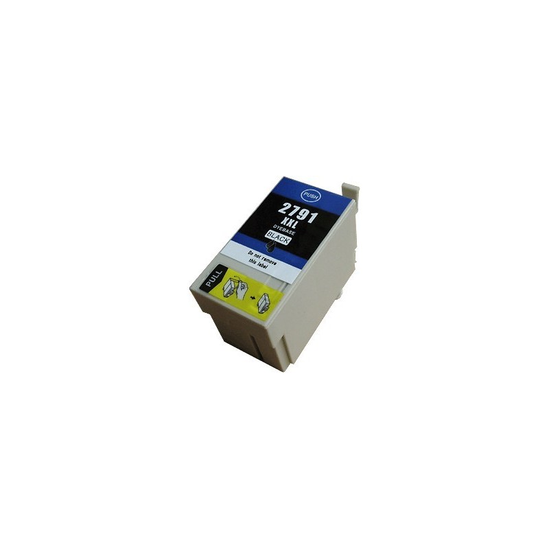 Cartouche d'encre noire XXL générique pour Epson WorkForce WorkForce 3620/ 3640/7620DTWF .. (n°27XXL) (réveil)