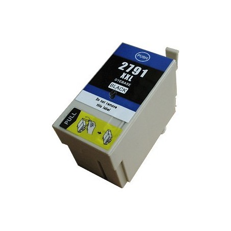 Cartouche d'encre noire XXL générique pour Epson WorkForce WorkForce 3620/ 3640/7620DTWF .. (n°27XXL) (réveil)