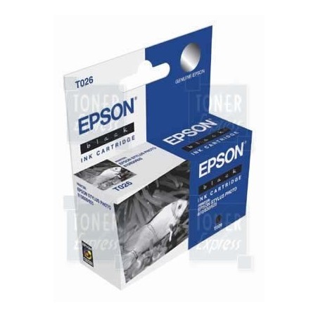 Cartouche Encre Noire EPSON (T026), Toner Express : achat en ligne de Cartouche Encre Noire EPSON (T026) pour imprimante