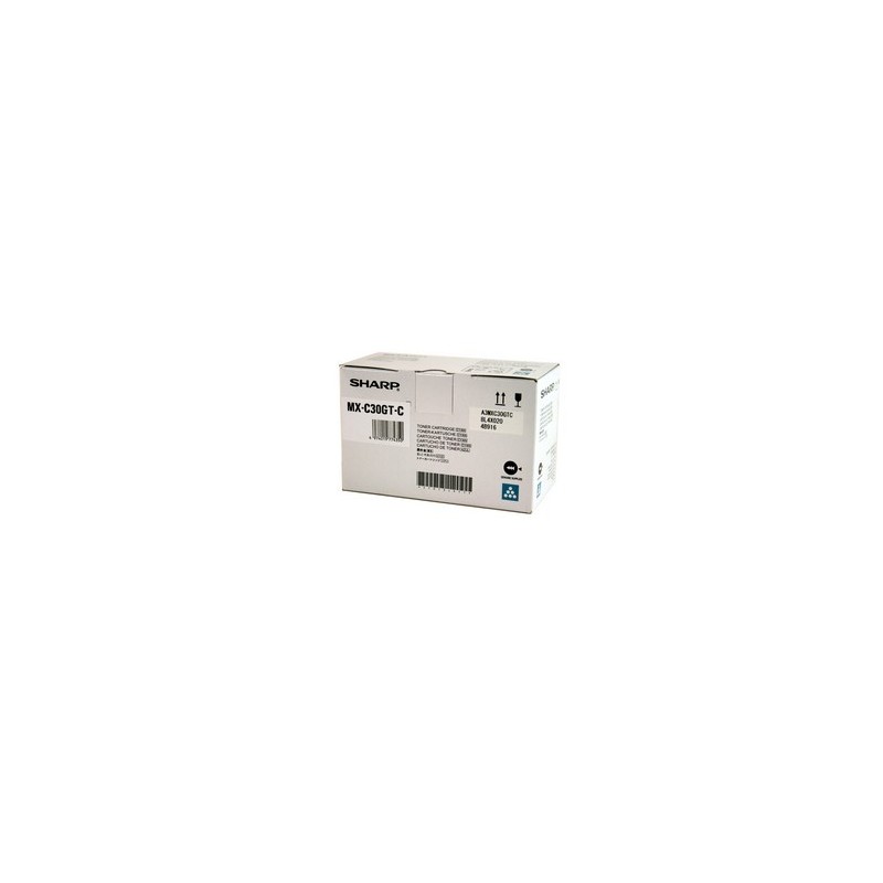 Toner cyan Sharp pour copieur MX-C250F/ C300P (MXC30GTC)