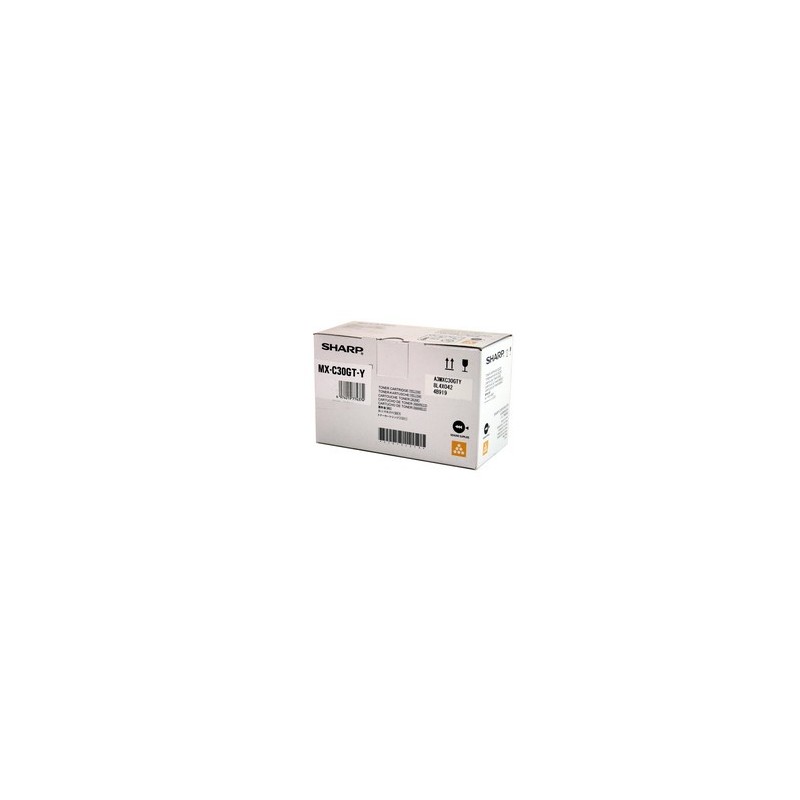 Toner jaune Sharp pour copieur MX-C250F/ C300P (MXC30GTY)
