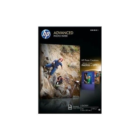 50 feuilles Papier Photo HP Advance 250 gr - A4 210 x 297 mm - Finition brillante