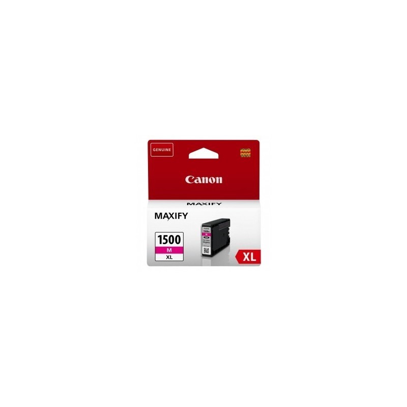 Cartouche jet d'encre Canon PGI-1500XL M - Magenta, Toner Express : achat en ligne de Cartouche jet d'encre Canon PGI-1500XL M -