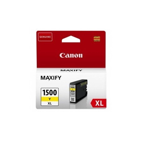 Cartouche jet d'encre Canon PGI-1500XL Y - Jaune, Toner Express : achat en ligne de Cartouche jet d'encre Canon PGI-1500XL Y - J