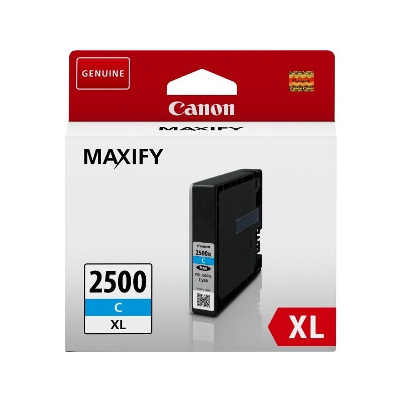 Cartouche jet d'encre Canon PGI-2500XL C - Cyan, Toner Express : achat en ligne de Cartouche jet d'encre Canon PGI-2500XL C - Cy