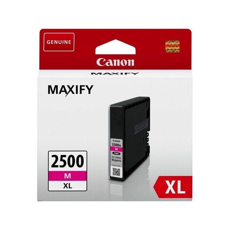 Cartouche jet d'encre Canon PGI-2500XL M - Magenta, Toner Express : achat en ligne de Cartouche jet d'encre Canon PGI-2500XL M -