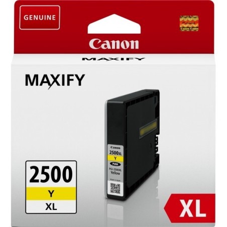 Cartouche jet d'encre Canon PGI-2500XL Y - Jaune, Toner Express : achat en ligne de Cartouche jet d'encre Canon PGI-2500XL Y - J