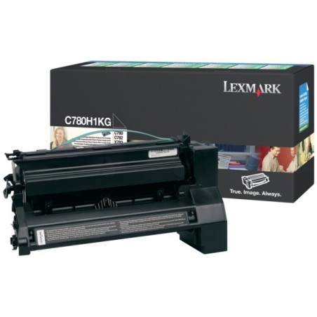 Toner noir longue durée Lexmark pour C780 / C782 ...., Toner Express : achat en ligne de Toner noir longue durée Lexmark pour C7