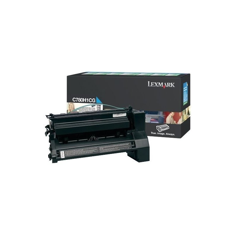 Toner cyan longue durée Lexmark pour C780 / C782 ...., Toner Express : achat en ligne de Toner cyan longue durée Lexmark pour C7