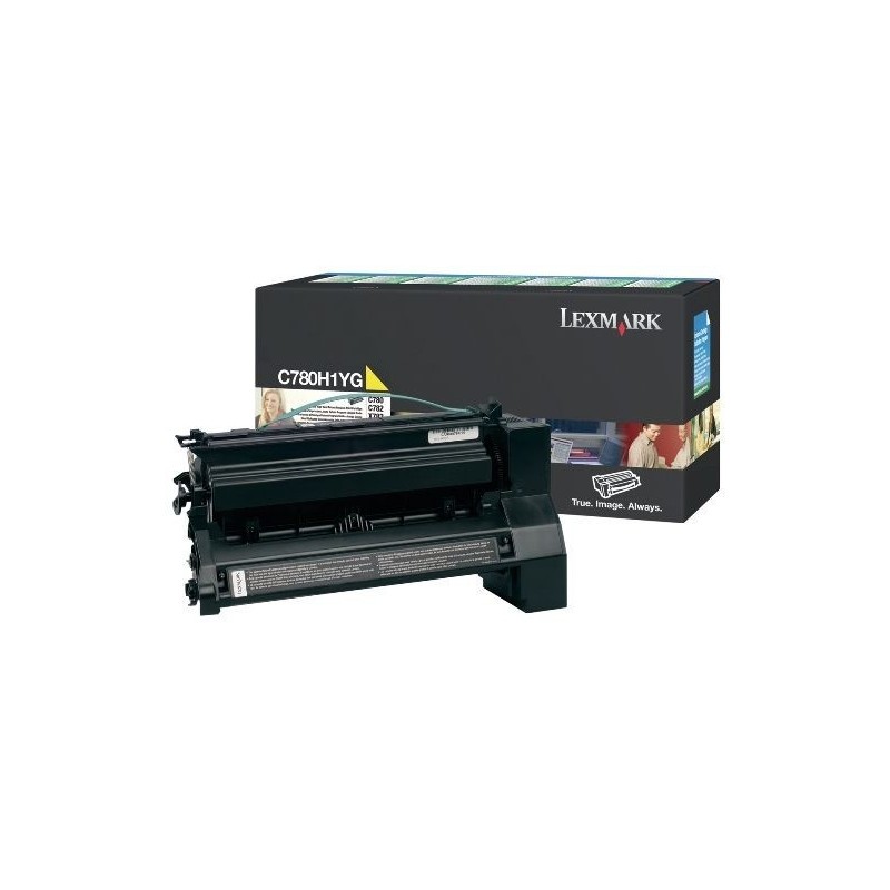 Toner jaune longue durée Lexmark pour C780 / C782 ...., Toner Express : achat en ligne de Toner jaune longue durée Lexmark pour 