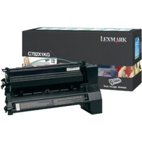 Toner noir très longue durée Lexmark pour C782 ...., Toner Express : achat en ligne de Toner noir très longue durée Lexmark pour