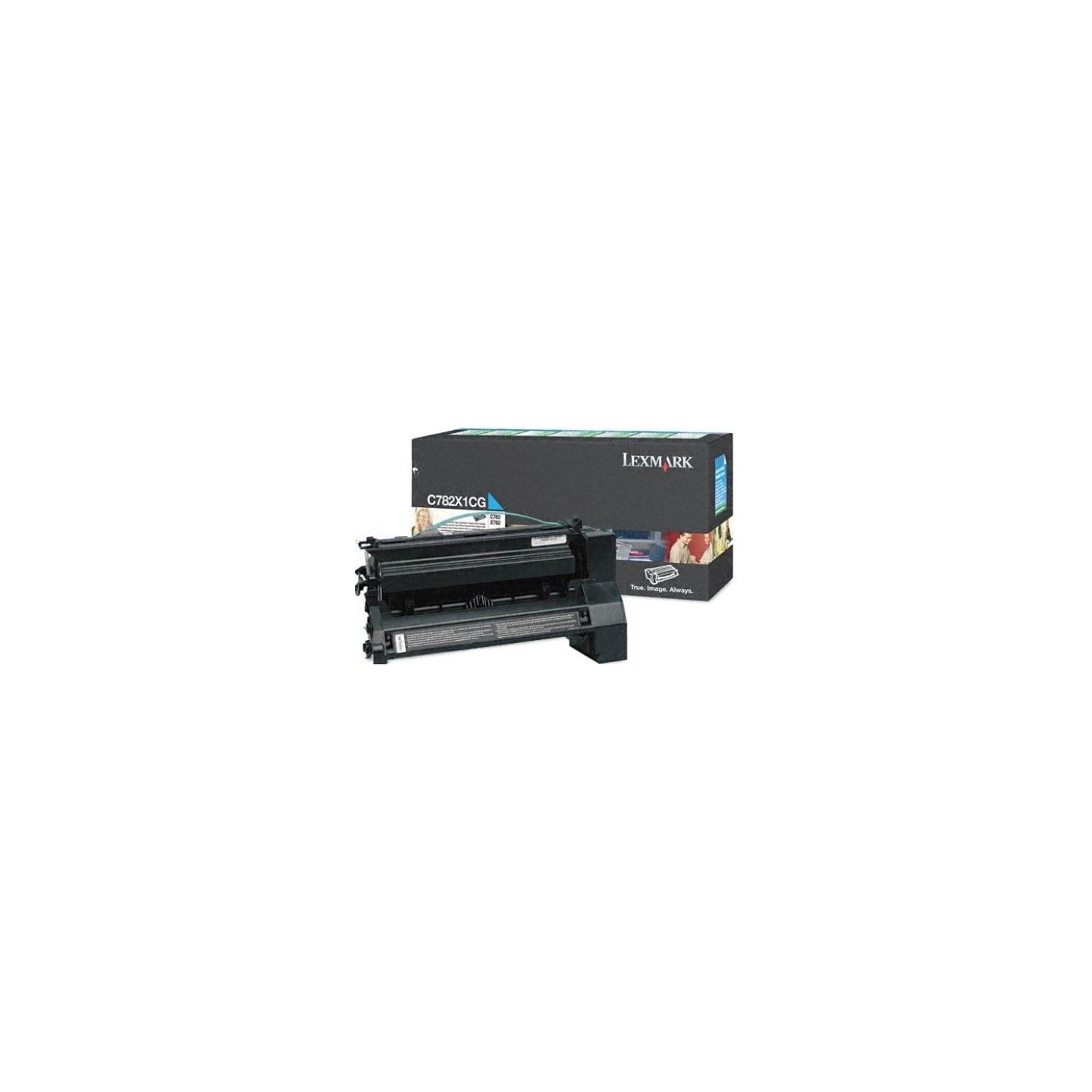 Toner cyan très longue durée Lexmark pour C782 ...., Toner Express : achat en ligne de Toner cyan très longue durée Lexmark pour
