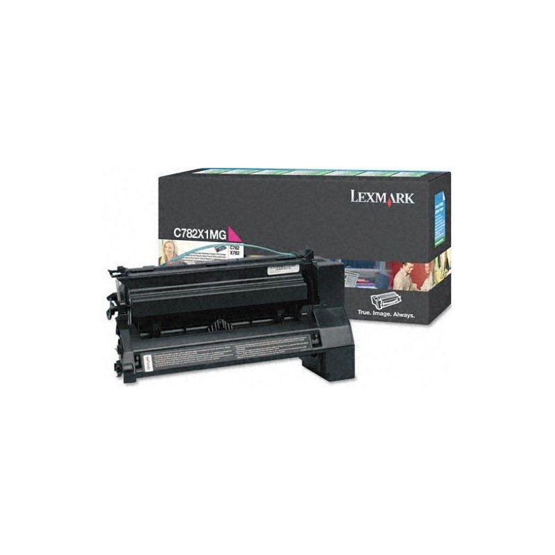 Toner magenta très longue durée Lexmark pour C782 ...., Toner Express : achat en ligne de Toner magenta très longue durée Lexmar