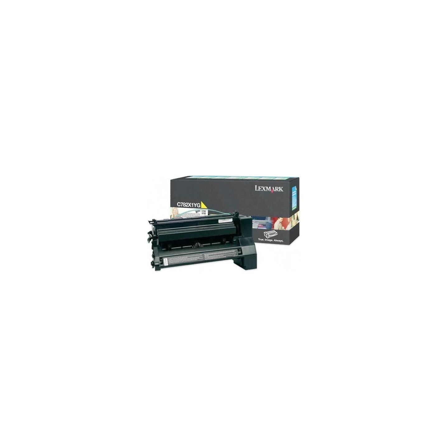 Toner jaune très longue durée Lexmark pour C782 ...., Toner Express : achat en ligne de Toner jaune très longue durée Lexmark po