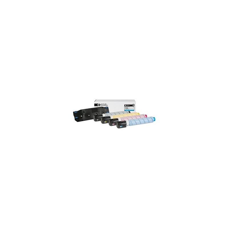 Pack de 4 toners génériques + bac de récupération pour Canon imageRUNNER ADVANCE C250i/ 350if/ 351if (C-EXV47)