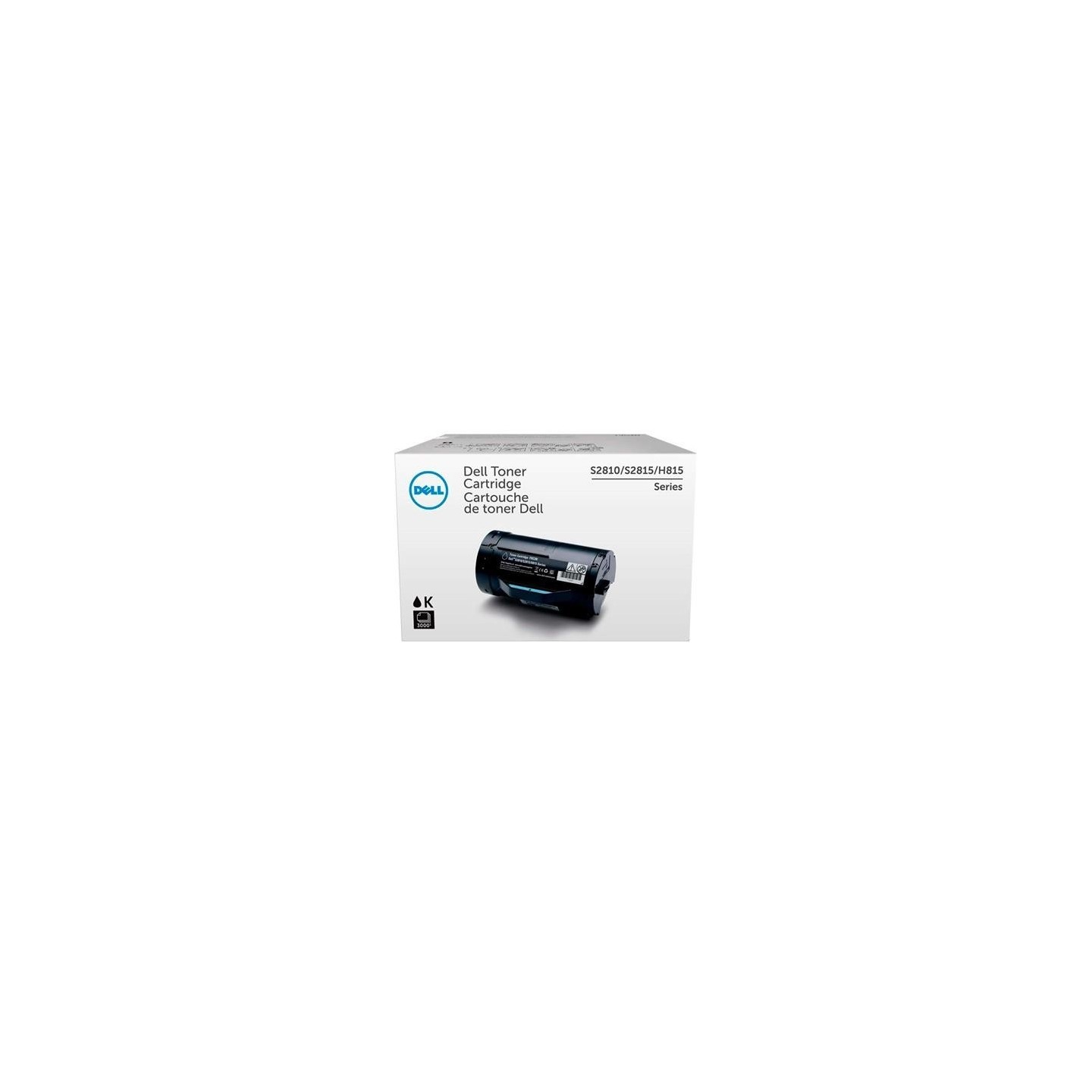 Toner noir DELL Extra Haute capacité pour S 2810, H 815dw, ...