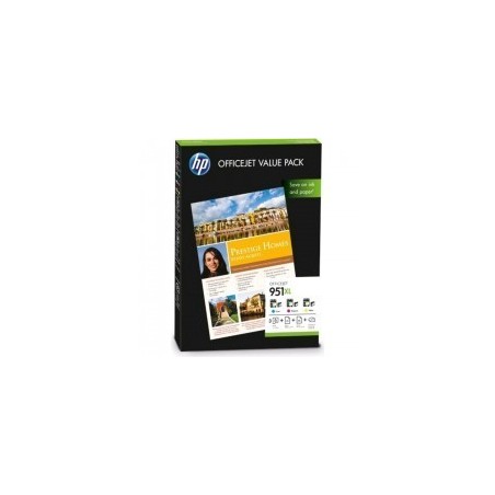 Pack jet d'encre économique pour HP Office Jet Pro 8100 / 8600 .....(N°951XL)