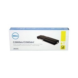 Toner jaune DELL haute capacité pour C2660dn / C2665dnf  (488NH) (2K1VC), Toner Express : achat en ligne de Toner jaune DELL hau